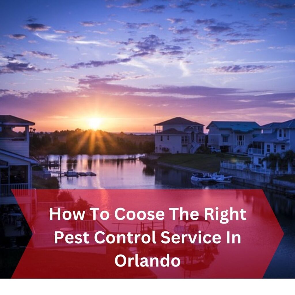 How to choose the right pest control service in Orlando